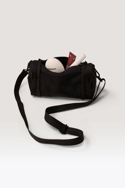 The Expandable Crossbody Charm in Black